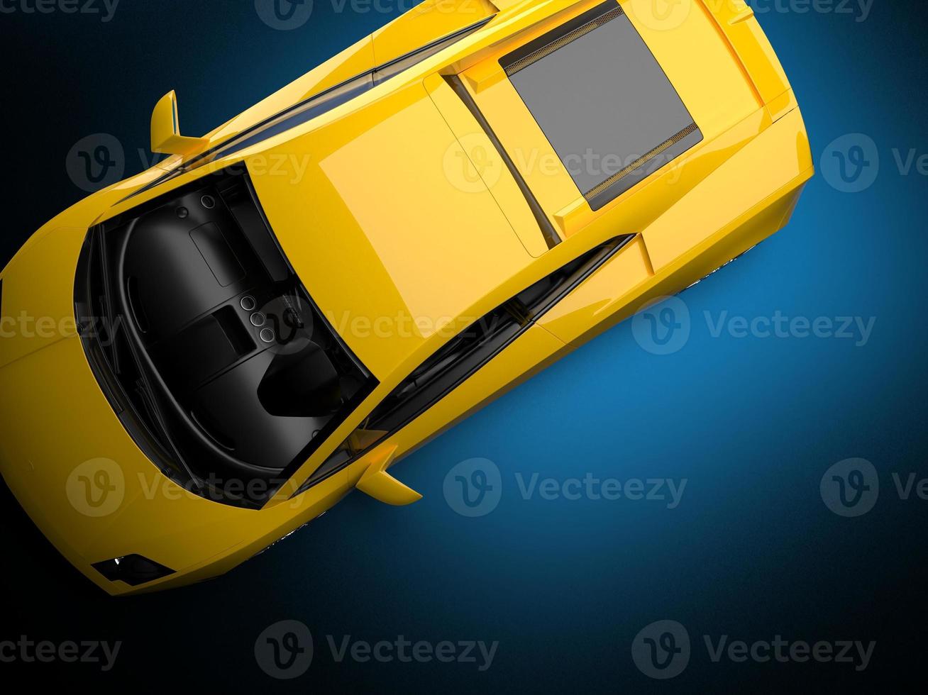 sports car on a dark background photo
