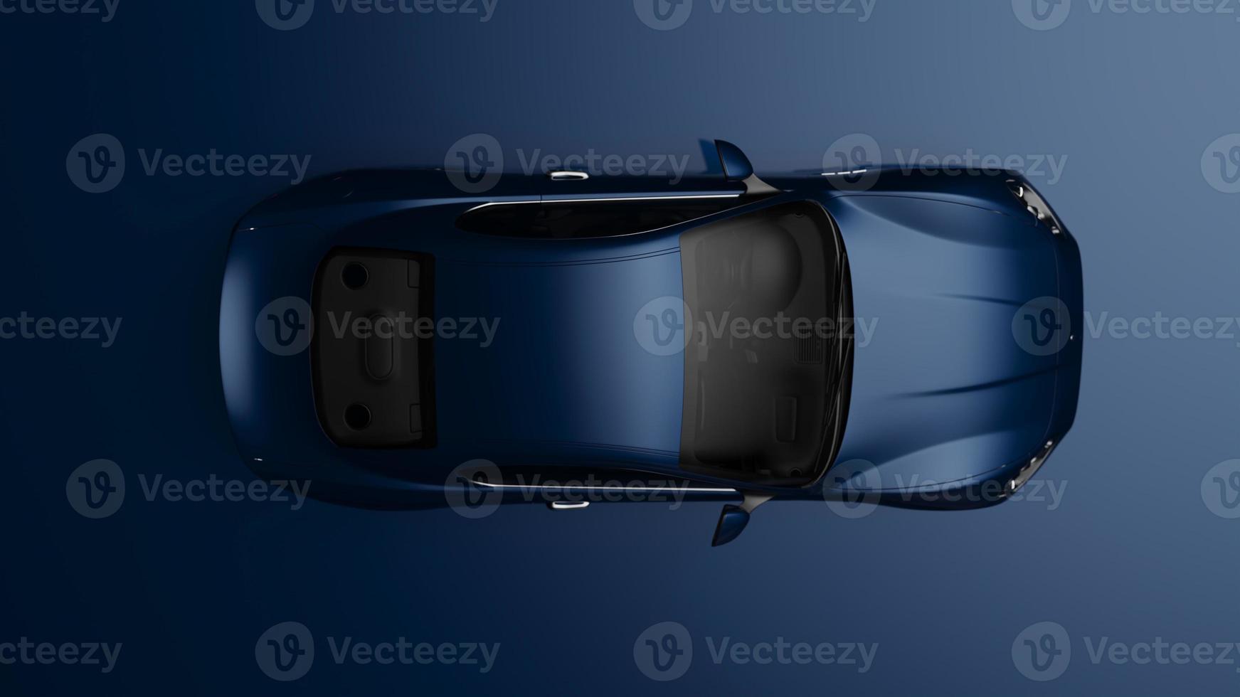 auto blue. 3d illustration of fragments of vehicles on a blue background. photo