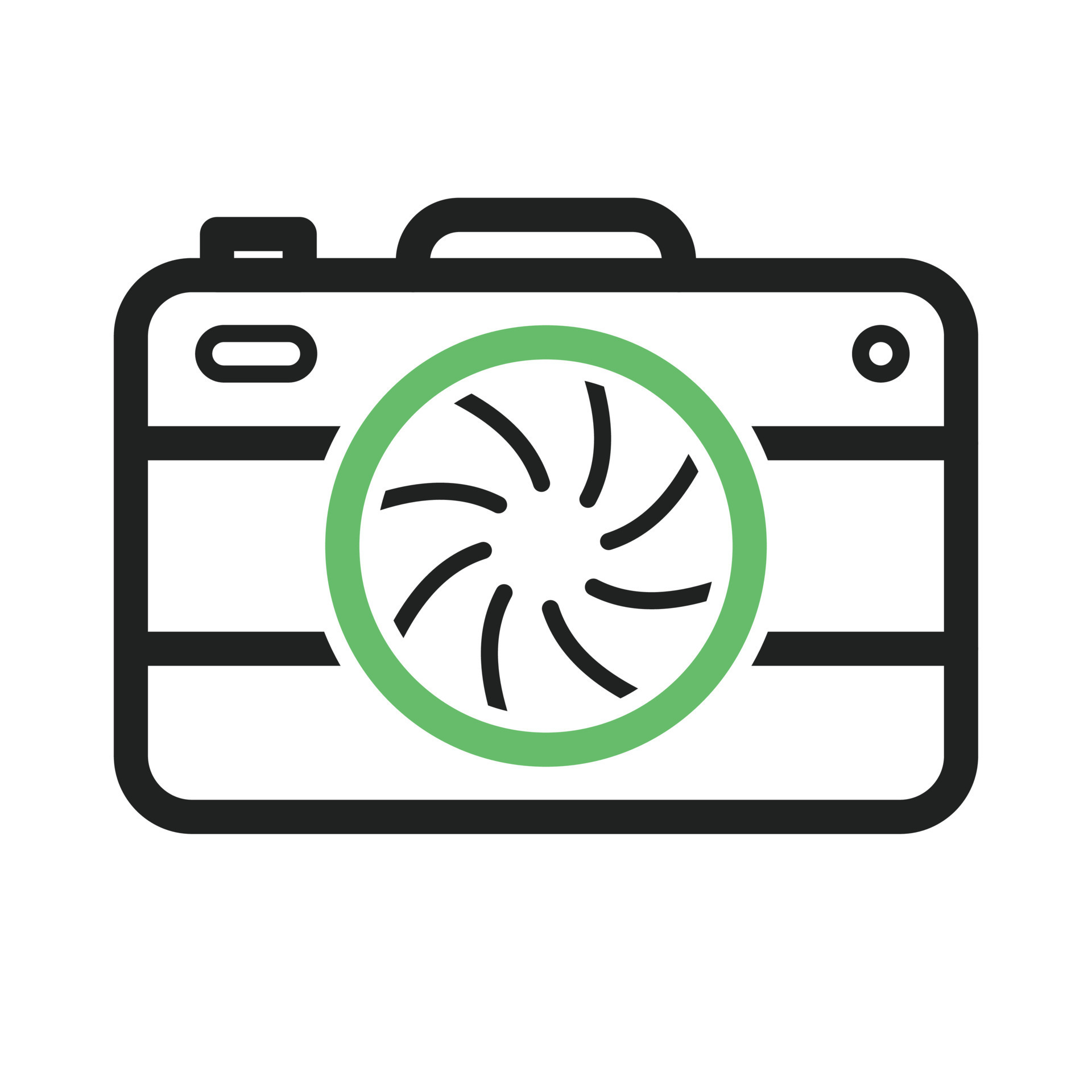 Camera I Line Green and Black Icon 9697638 Vector Art at Vecteezy