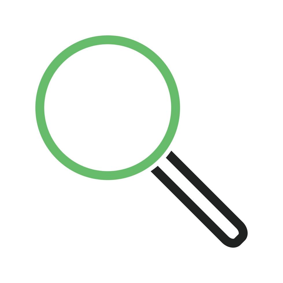 Find Line Green and Black Icon vector