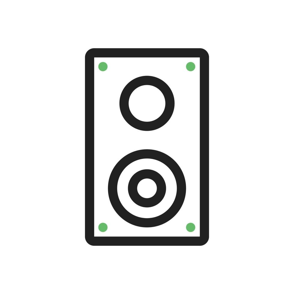 Speaker Line Green and Black Icon 9698406 Vector Art at Vecteezy