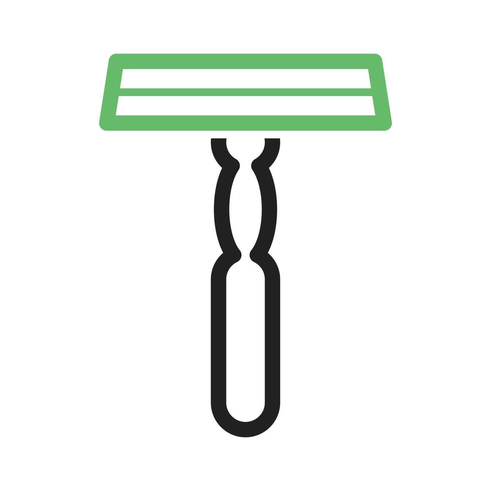 Safety Razor II Line Green and Black Icon 9698696 Vector Art at Vecteezy