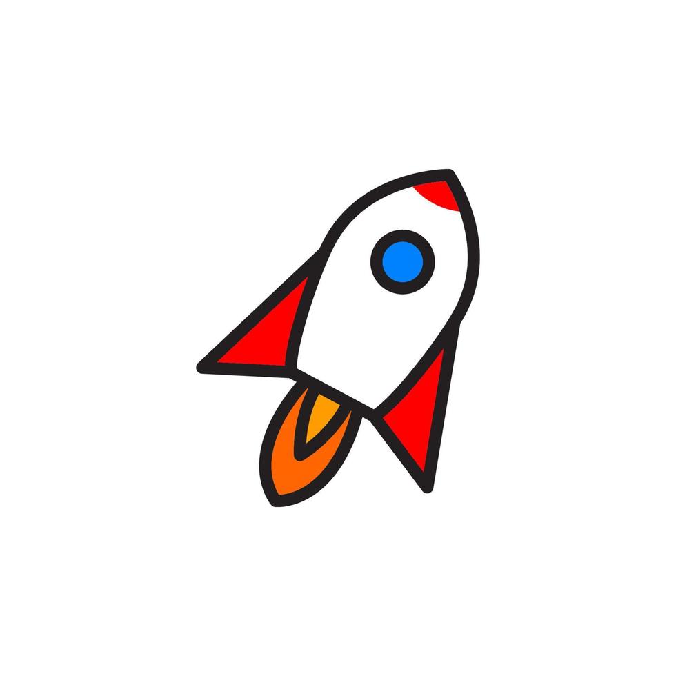 Rocket Icon EPS 10 vector