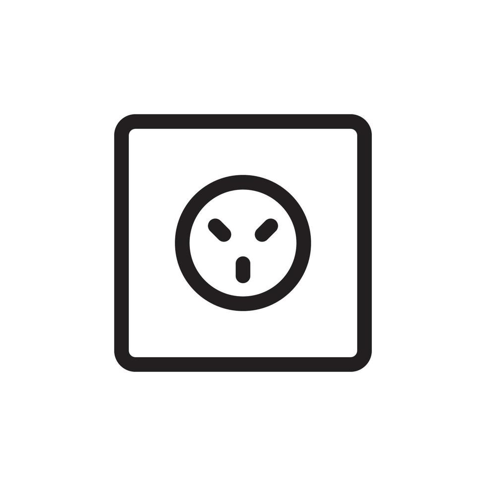 Socket Outlet Plug In Icon EPS 10 vector