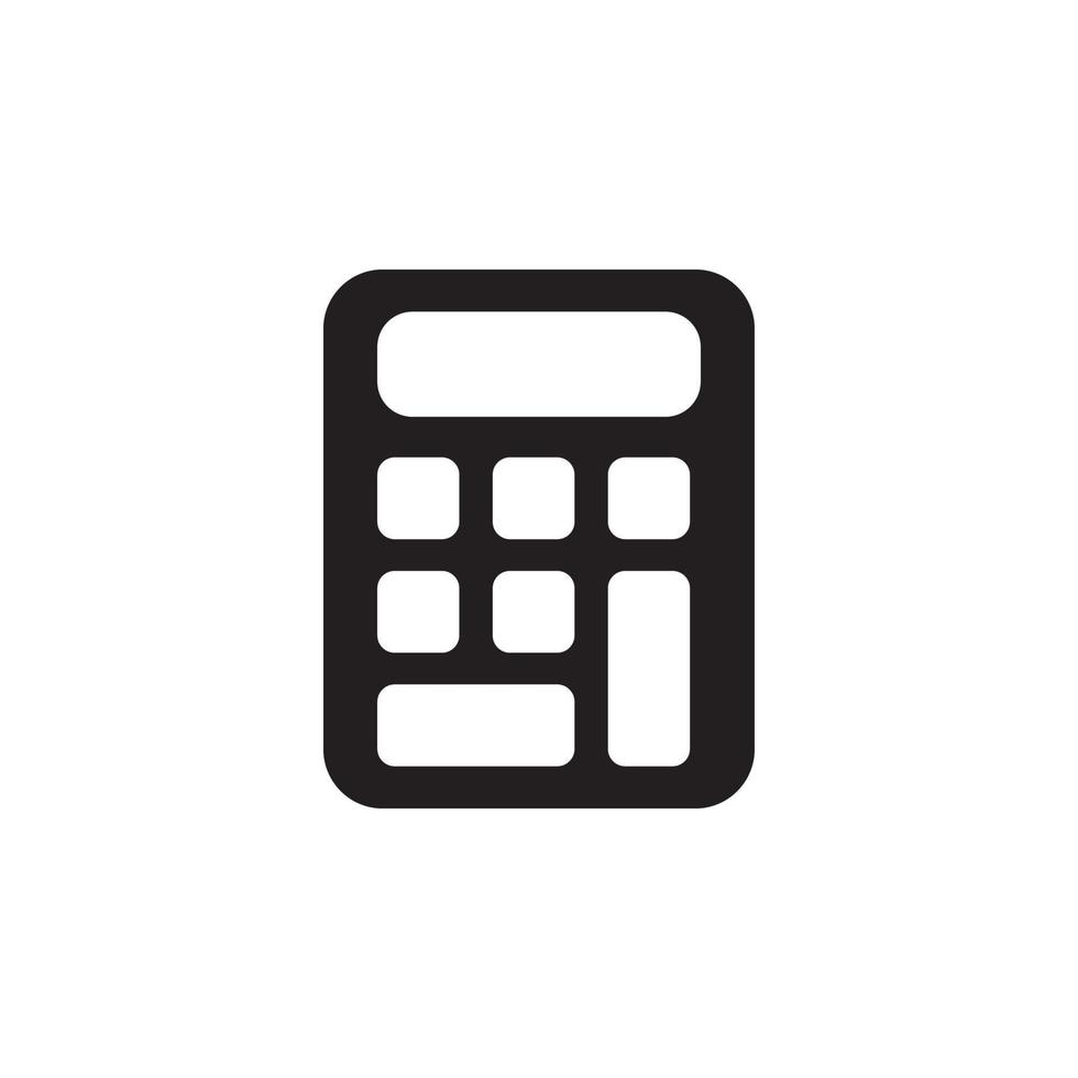 Calculator Icon EPS 10 vector