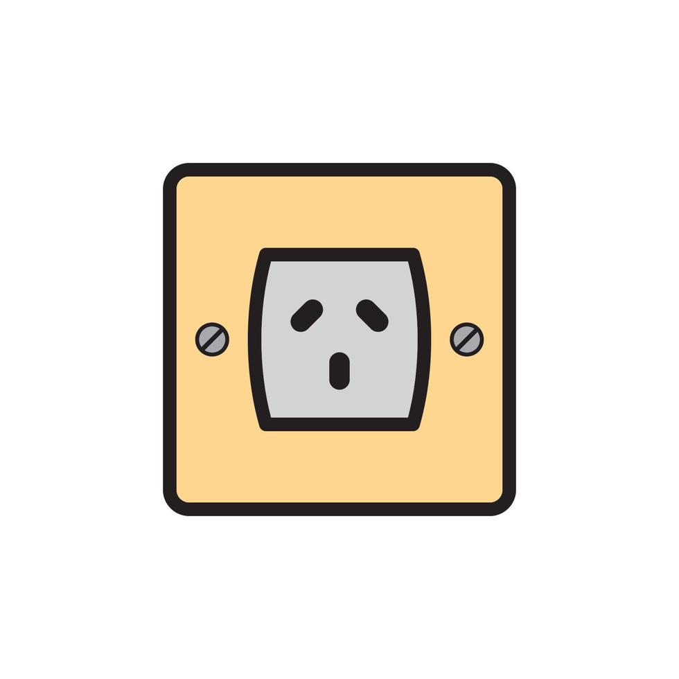 Socket Outlet Plug In Icon EPS 10 vector