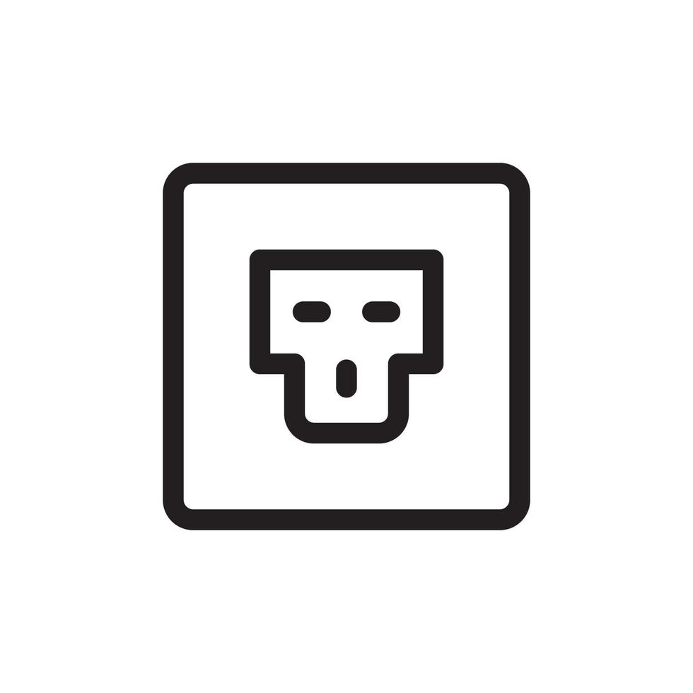 Socket Outlet Plug In Icon EPS 10 vector