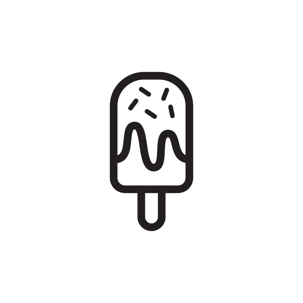 Ice Cream, Ice Cone Icon EPS 10 vector