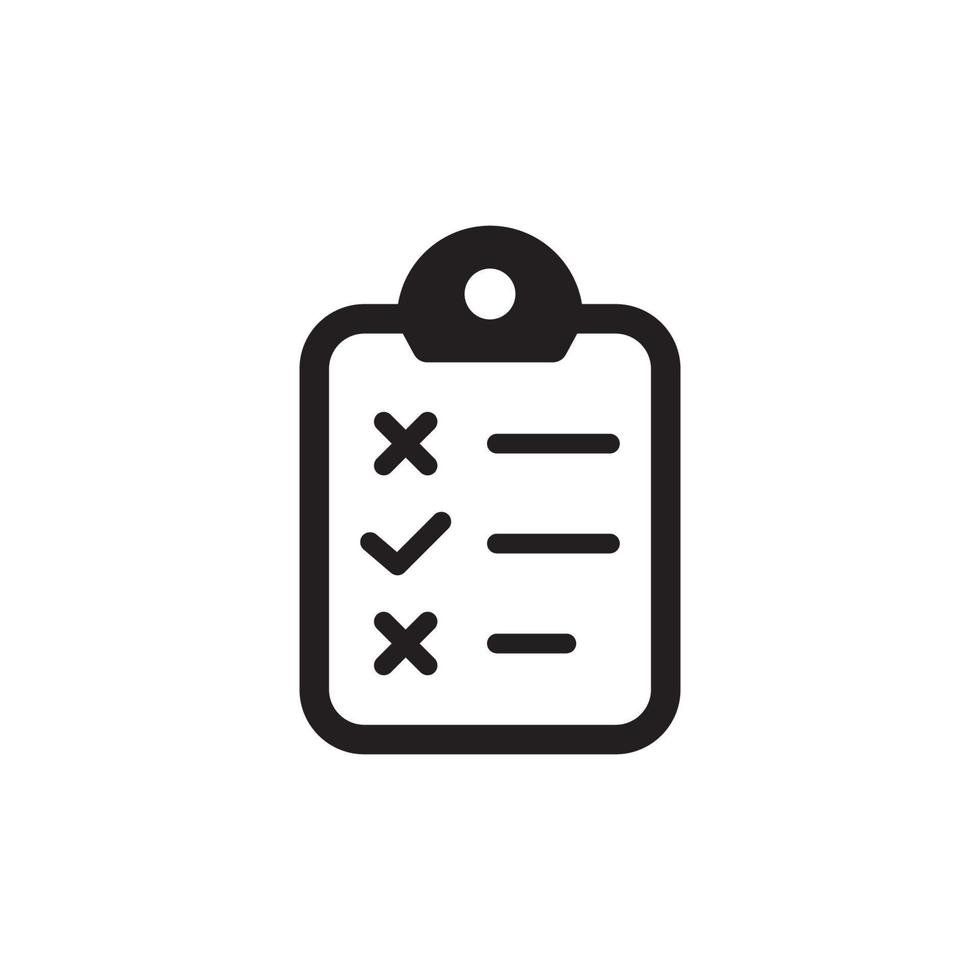 Clipboard Icon EPS 10 vector