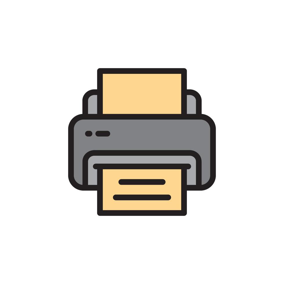 Printer Icon EPS 10 vector
