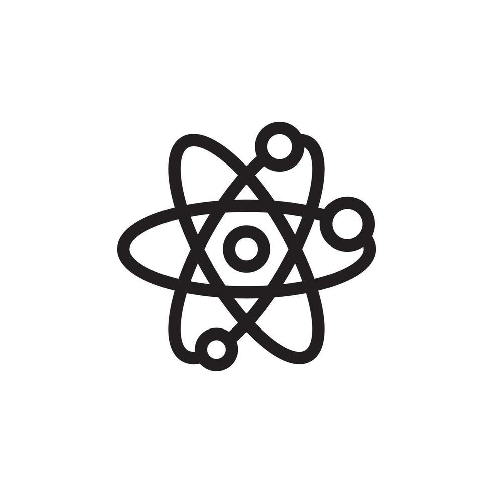 Atom Icon EPS 10 vector