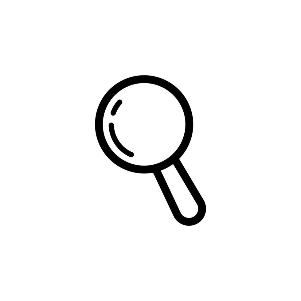 Magnifying Glass Icon EPS 10 vector