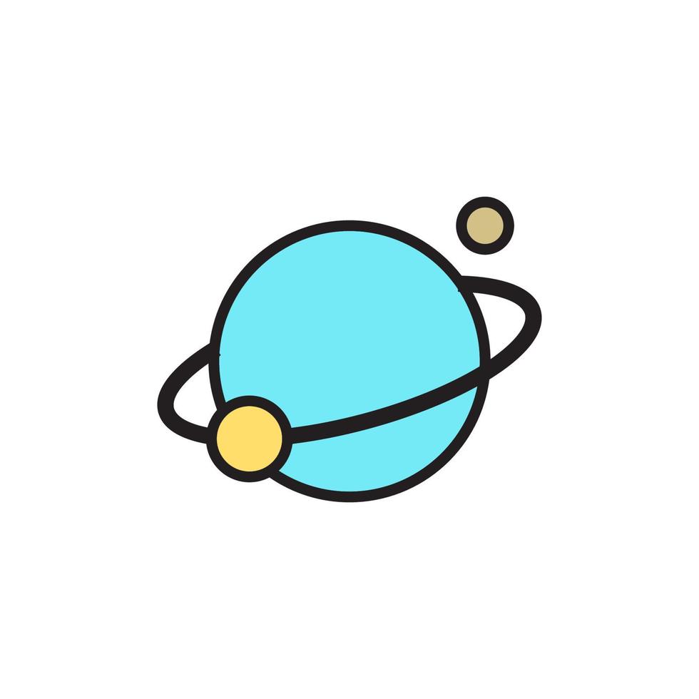 Planet Icon EPS 10 vector