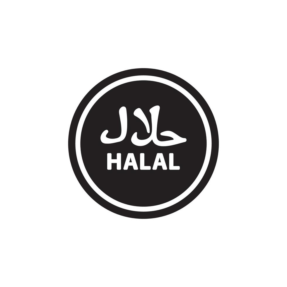 Halal Icon EPS 10 vector