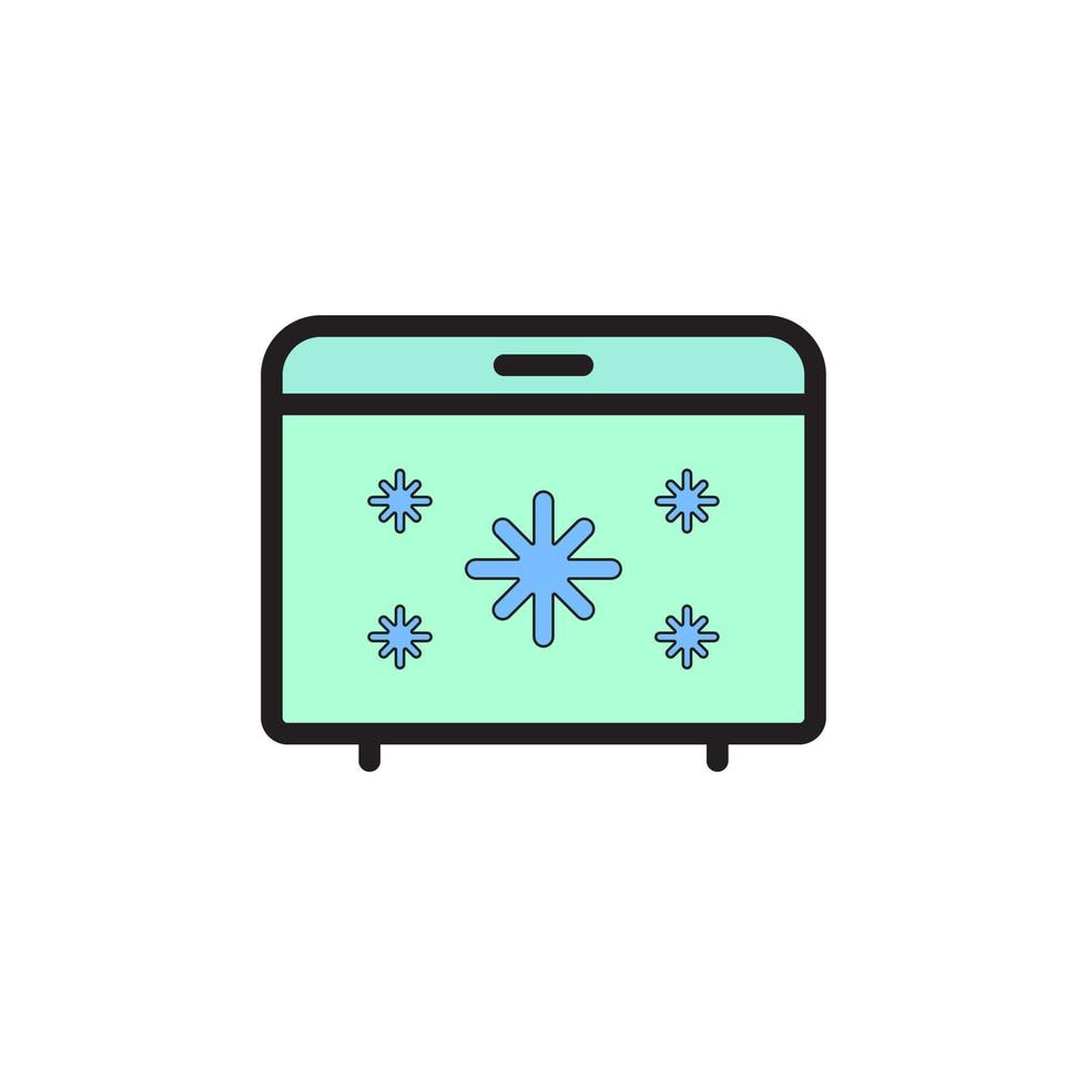 Icebox Icon EPS 10 vector