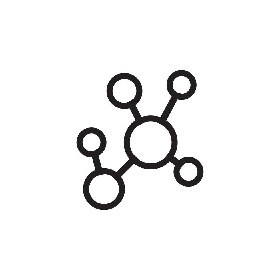 Molecule Icon EPS 10 vector