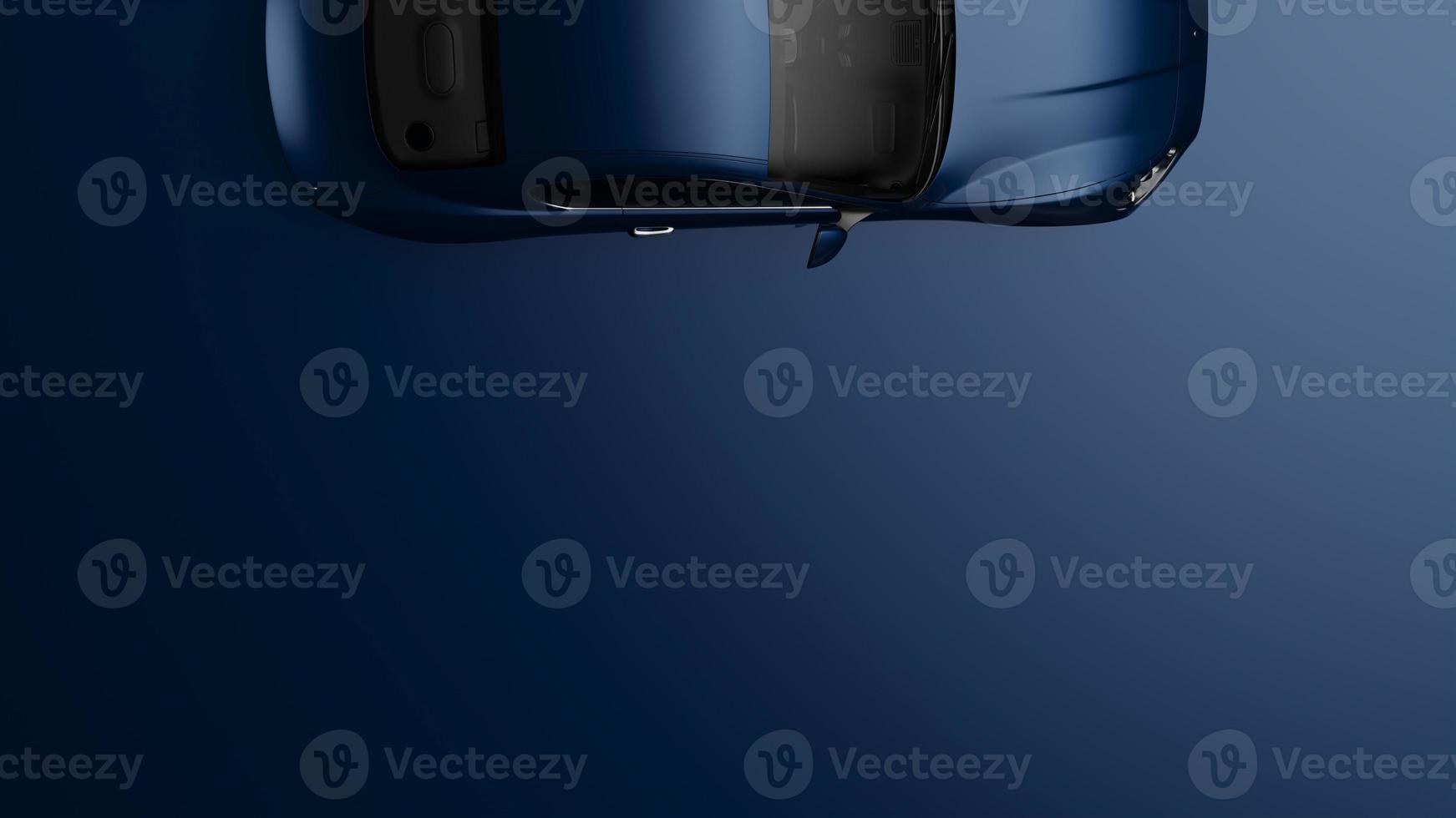 auto blue. 3d illustration of fragments of vehicles on a blue background. photo