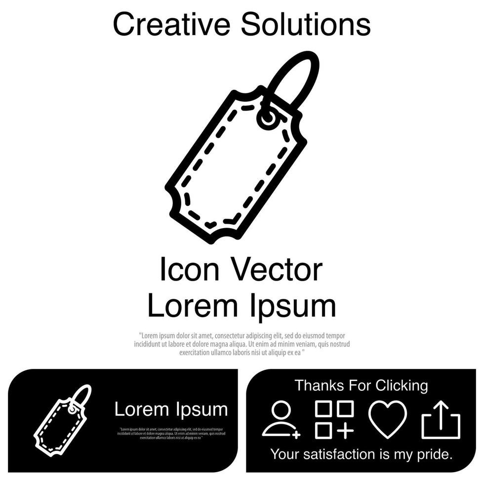 Price Tag Icon EPS 10 vector