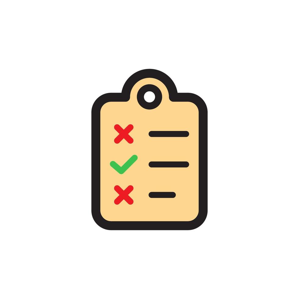 Clipboard Icon EPS 10 vector