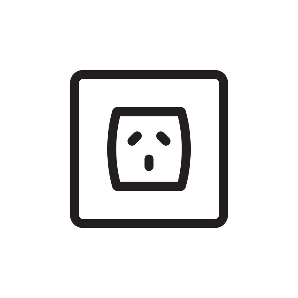 Socket Outlet Plug In Icon EPS 10 vector