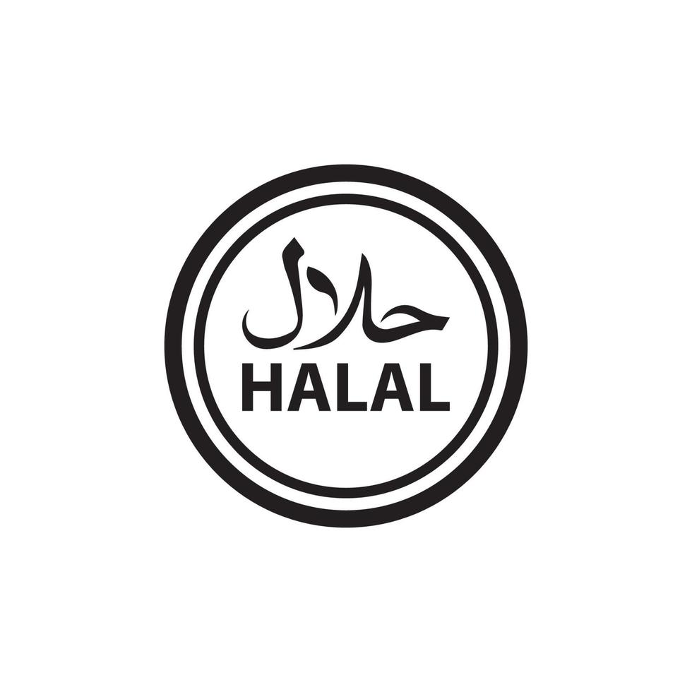 Halal Icon EPS 10 vector