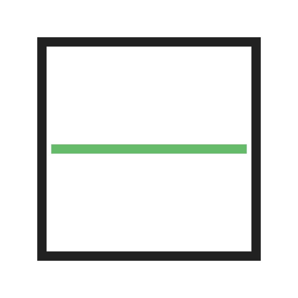 View Straam Line Green and Black Icon vector