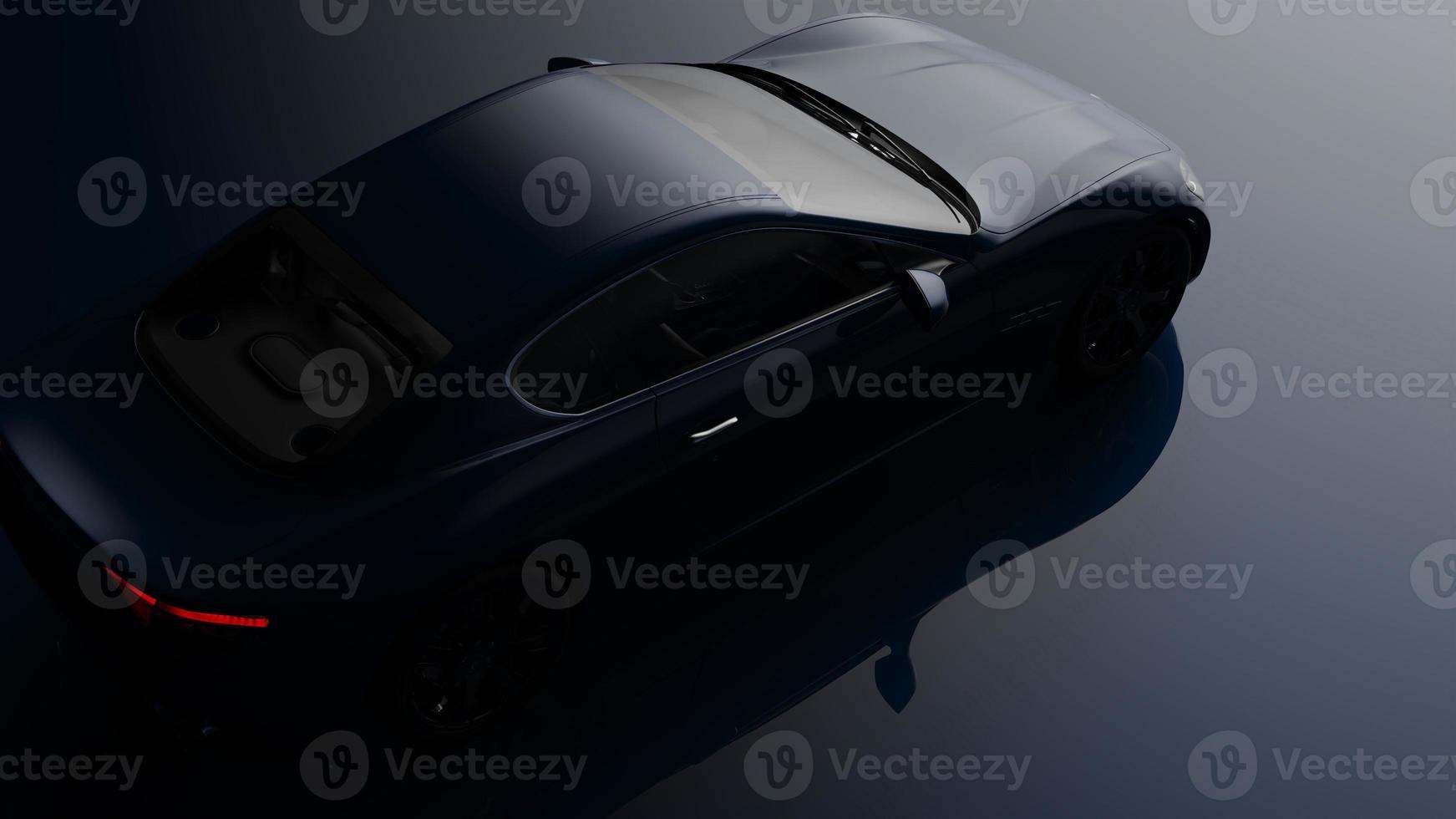 auto blue. 3d illustration of fragments of vehicles on a blue background. photo