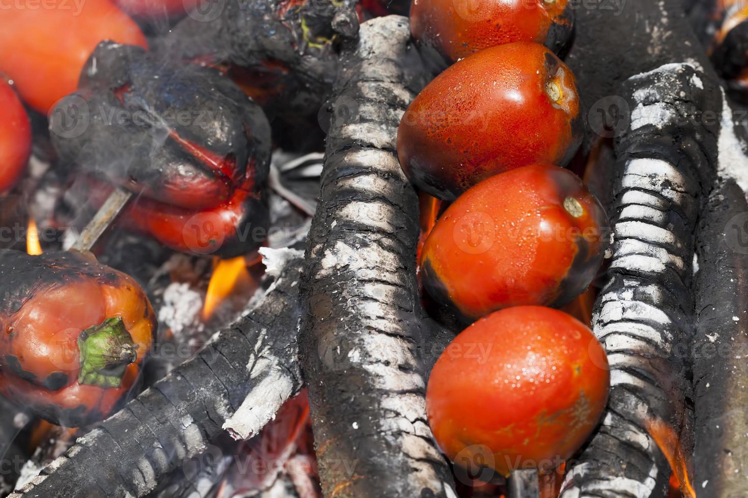 peppers on the coals photo