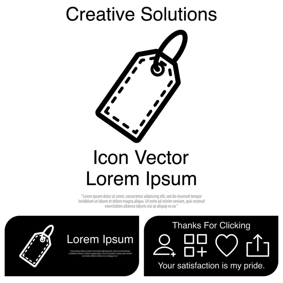 Price Tag Icon EPS 10 vector