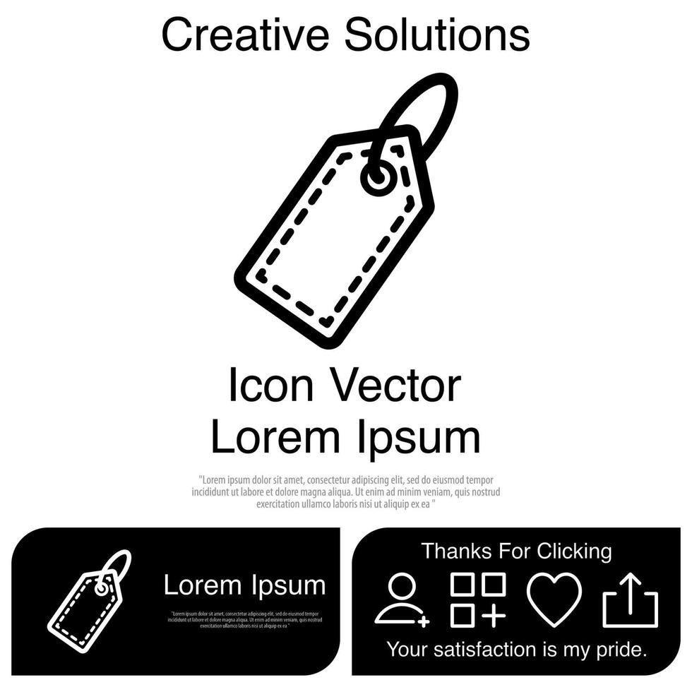 Price Tag Icon EPS 10 vector