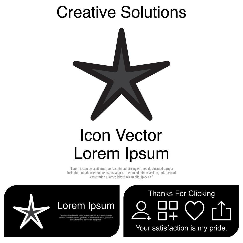 Star Icon EPS 10 vector