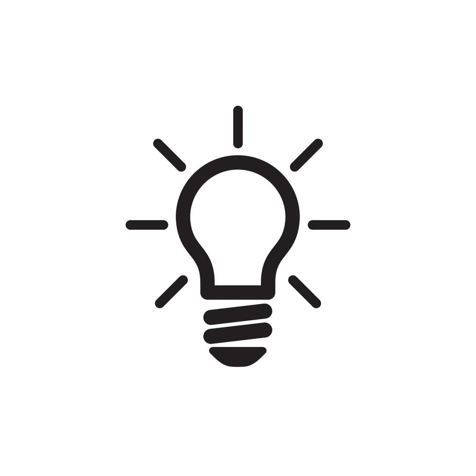 Light Bulb Icon EPS 10 vector