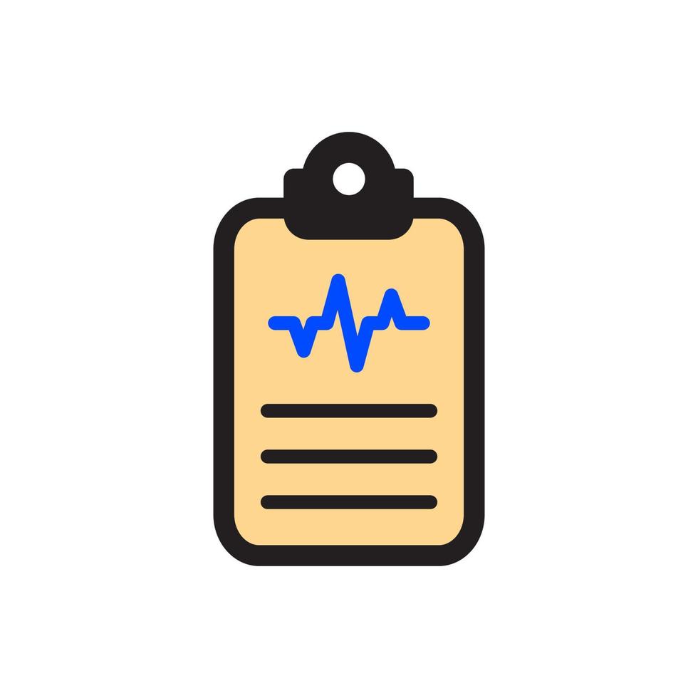 icono de cardiograma eps 10 vector