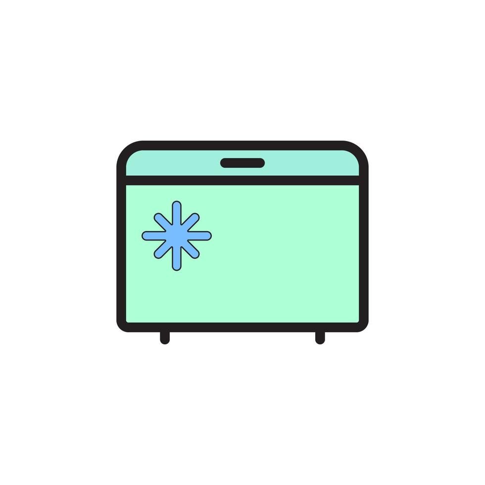 Icebox Icon EPS 10 vector