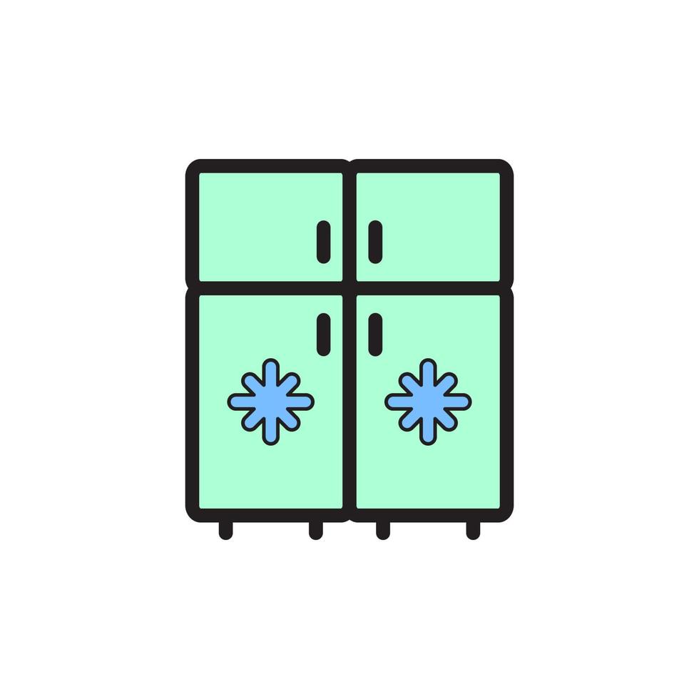 Icebox Icon EPS 10 vector