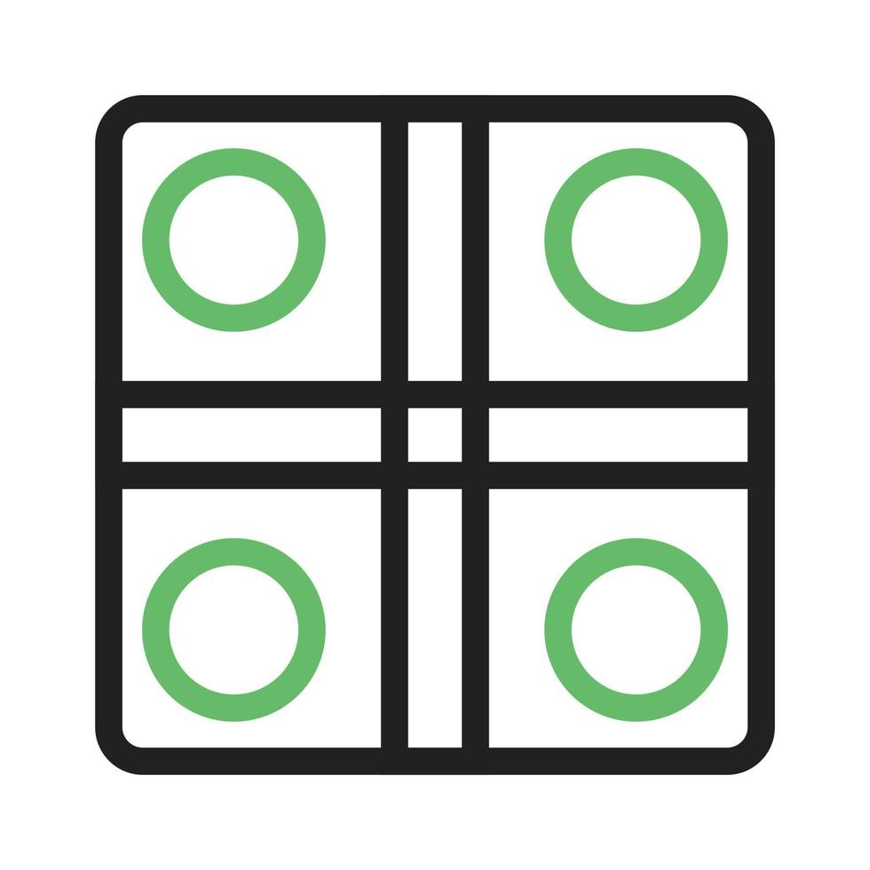 Board Game Line Green and Black Icon vector