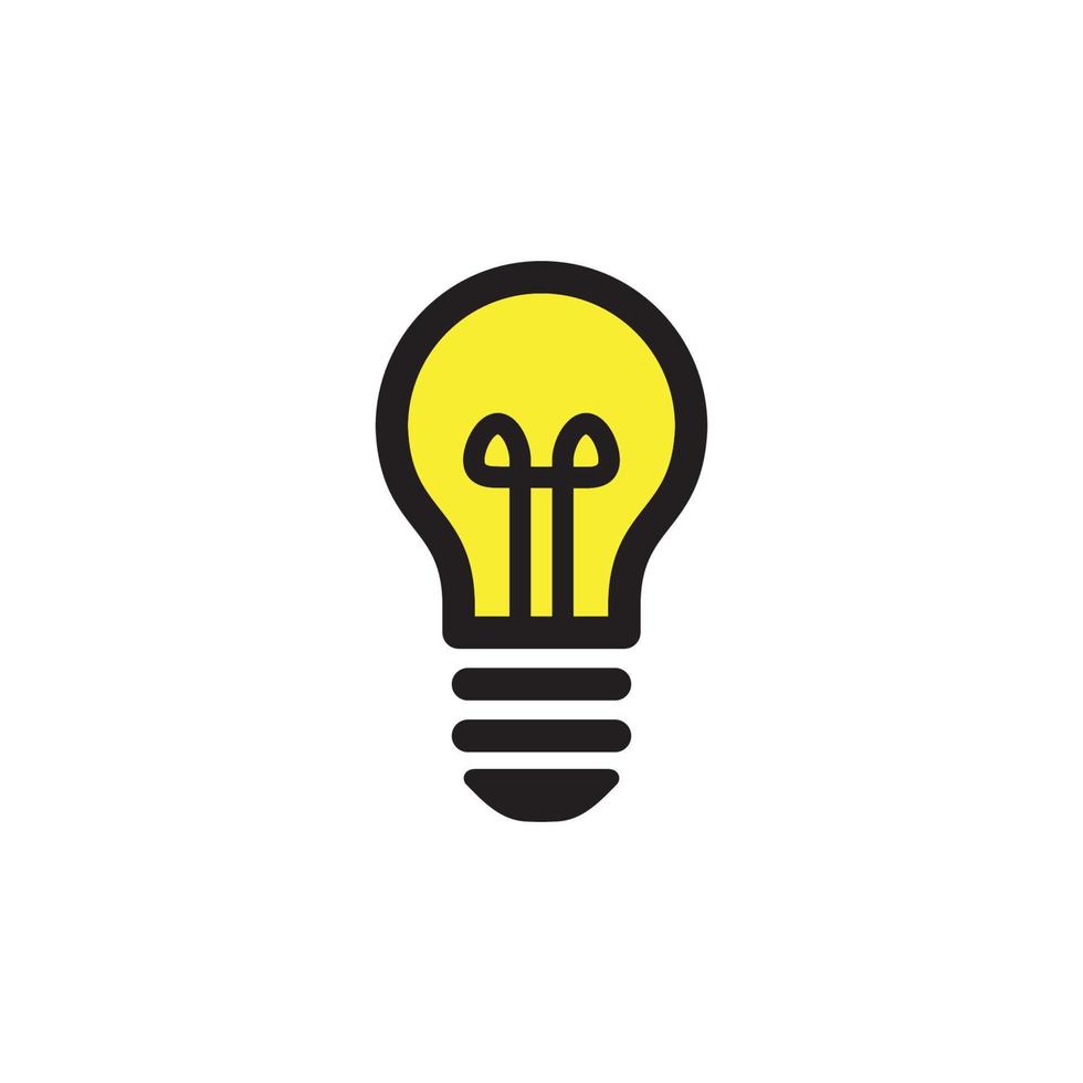 Light Bulb Icon EPS 10 vector