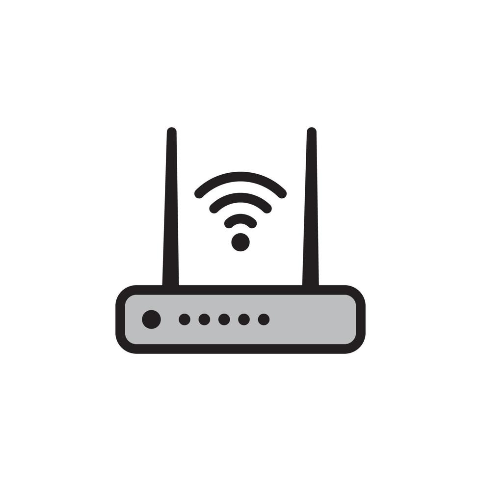Router Icon EPS 10 vector