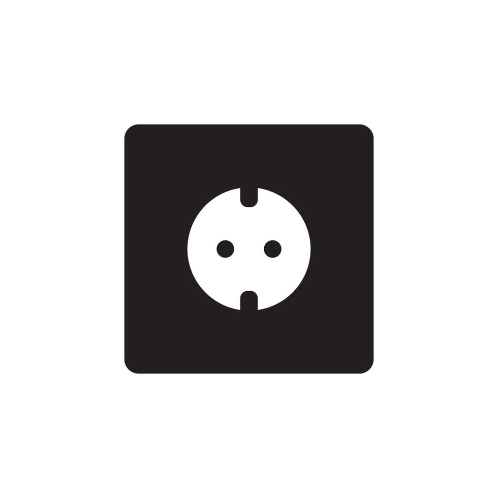 Socket Outlet Plug In Icon EPS 10 vector