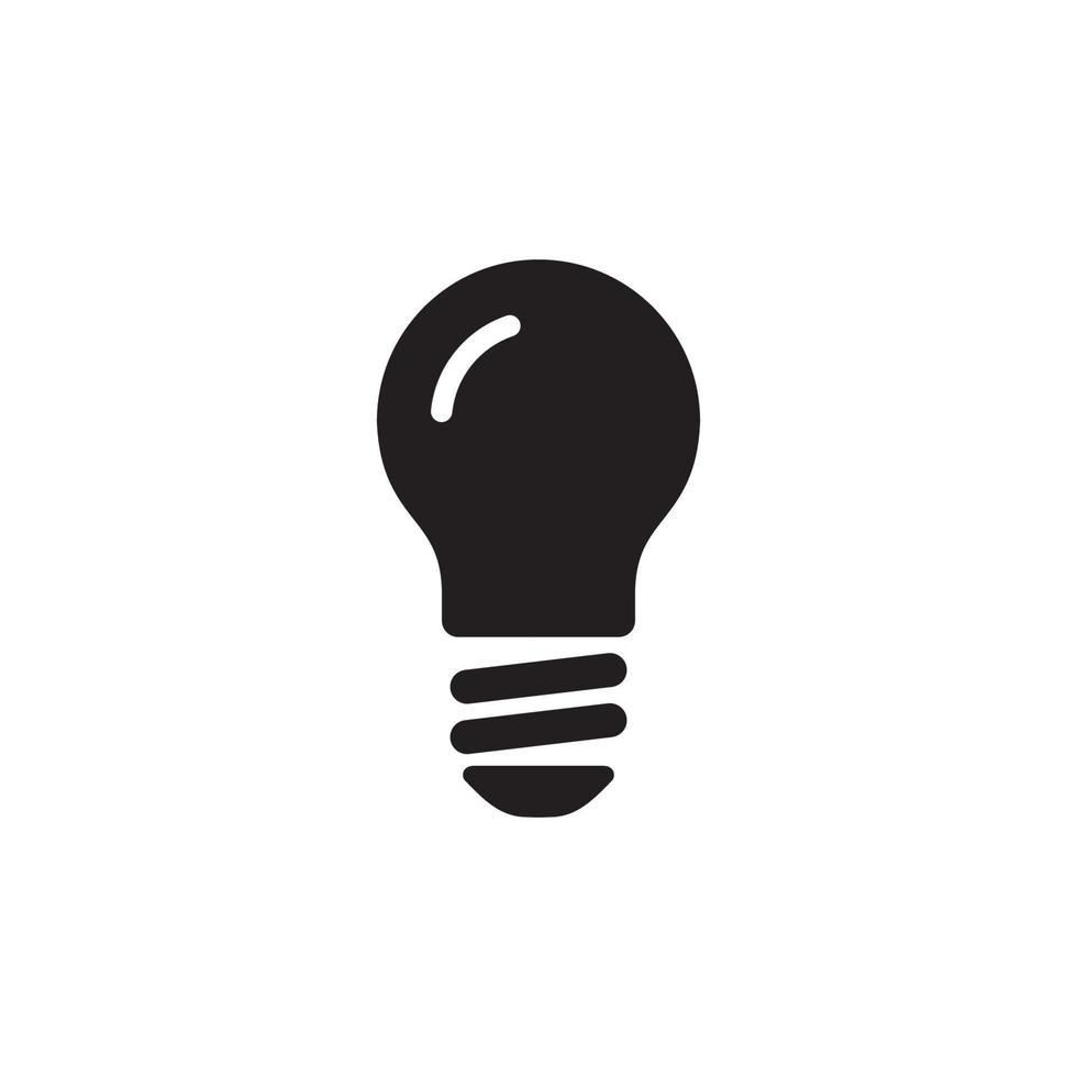 Light Bulb Icon EPS 10 vector