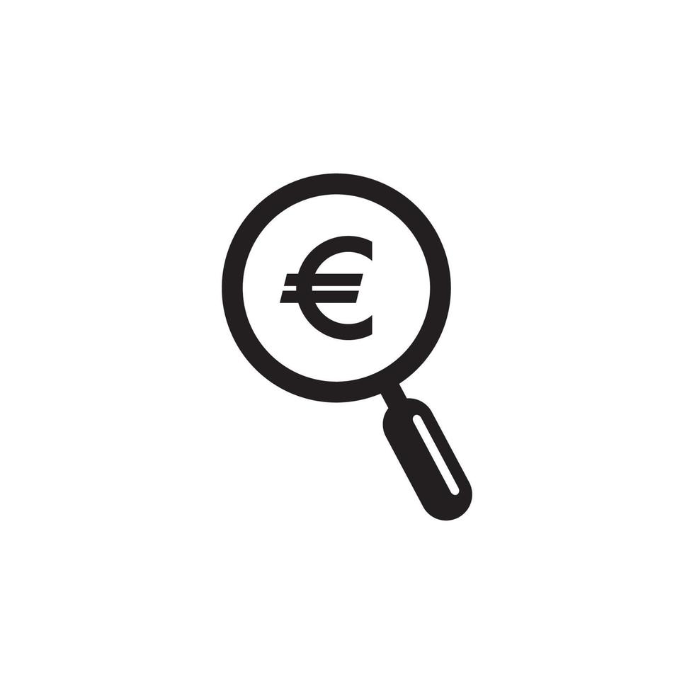 Magnifying Glass Icon EPS 10 vector