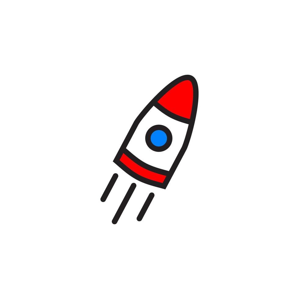 Rocket Icon EPS 10 vector