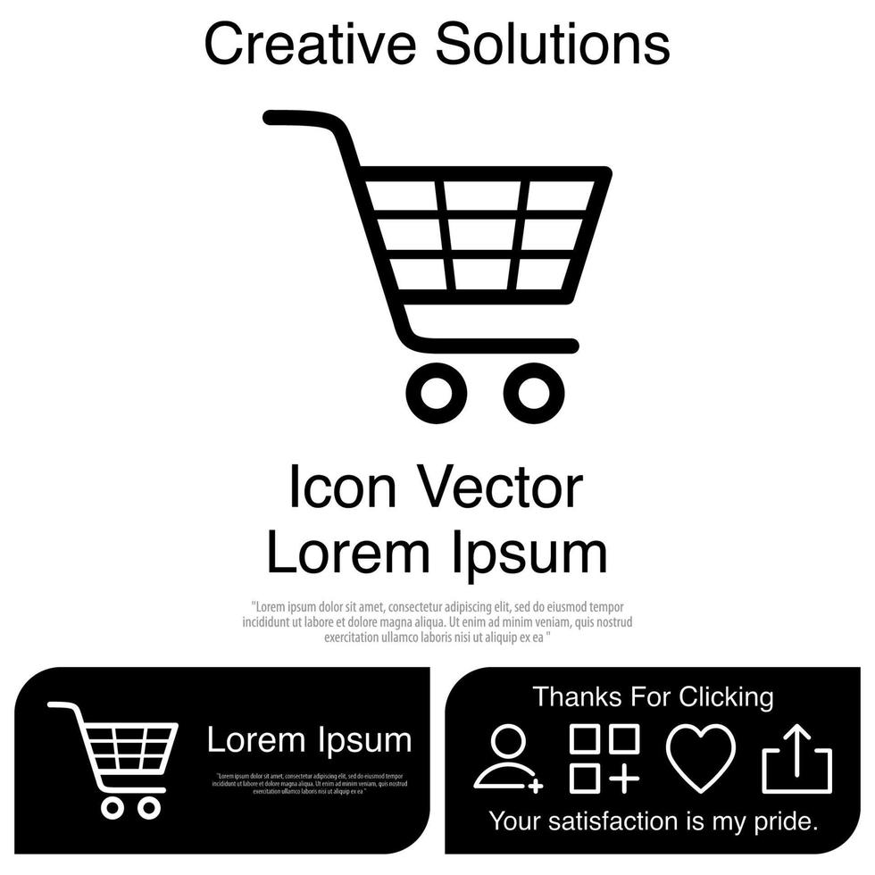 Shopping Chart Icon EPS 10 vector