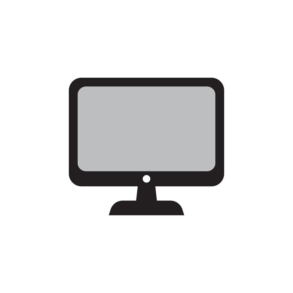 Monitor Icon EPS 10 vector