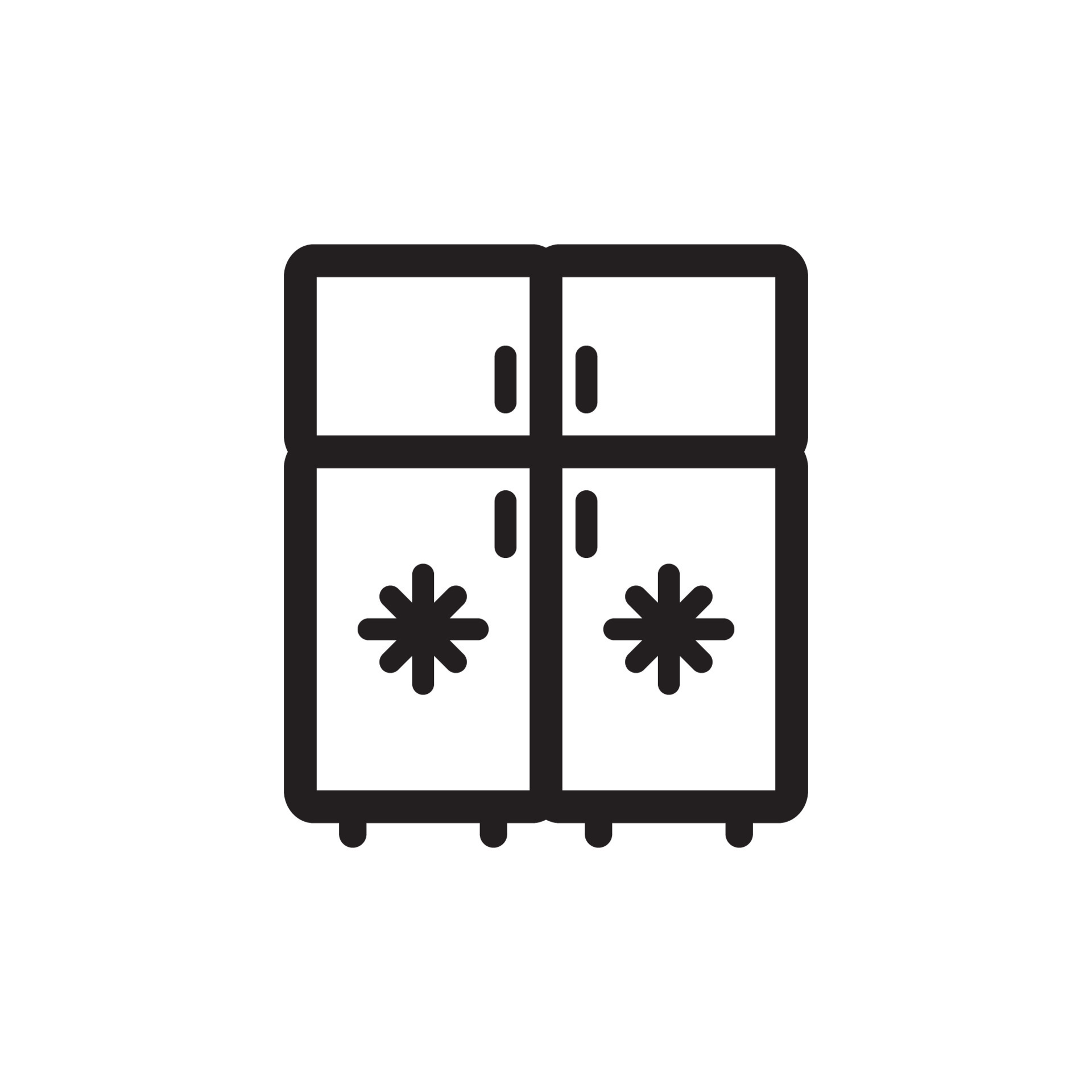 Icebox Icon EPS 10 9703443 Vector Art at Vecteezy