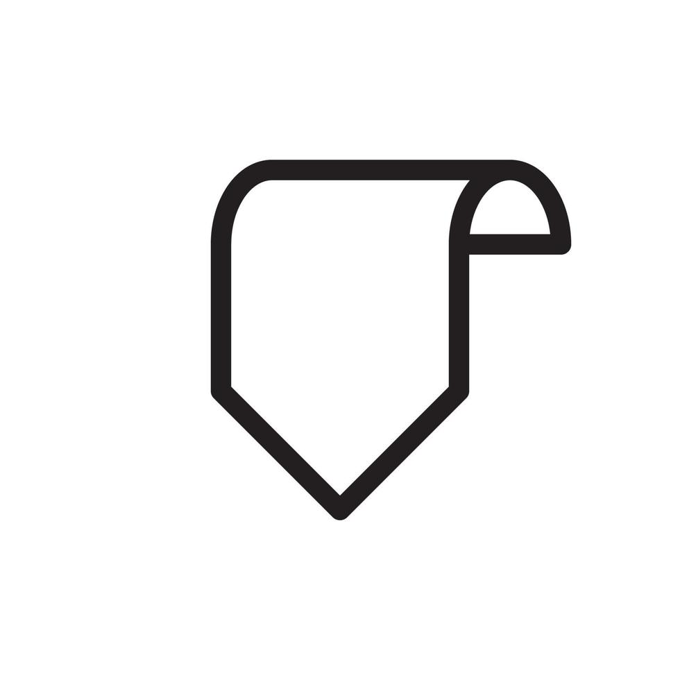 Book Mark Icon EPS 10 vector