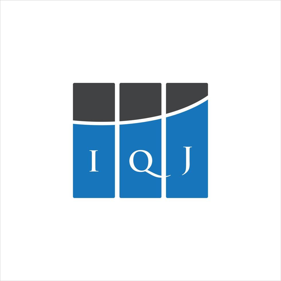 . Diseño de letras iqj. Diseño de logotipo de letras iqj sobre fondo blanco. concepto de logotipo de letra de iniciales creativas iqj. Diseño de letras iqj. Diseño de logotipo de letras iqj sobre fondo blanco. i vector