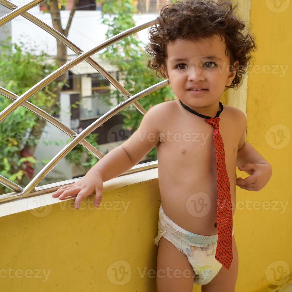 Cute little boy Shivaay at home balcony during summer time, Sweet little boy photoshoot during day light, Little boy enjoying at home during photo shoot