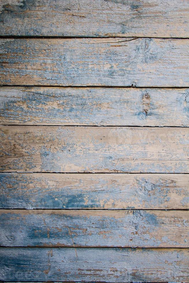 Image Of Brown And Blue Old Wooden Texture photo