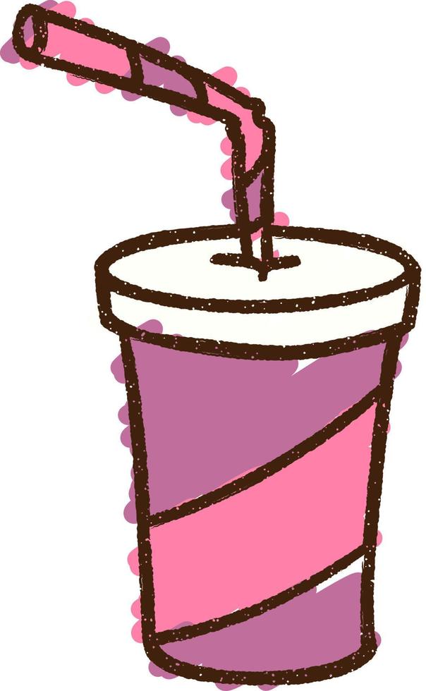 Soda Chalk Drawing vector